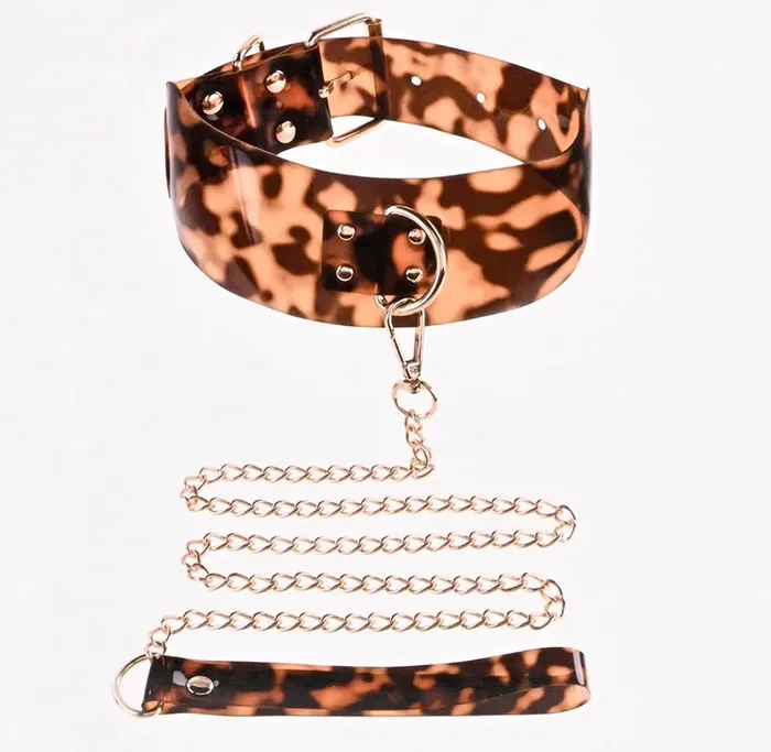 Male Sex Toys Sportsheets Sincerely Amber Collar With Leash