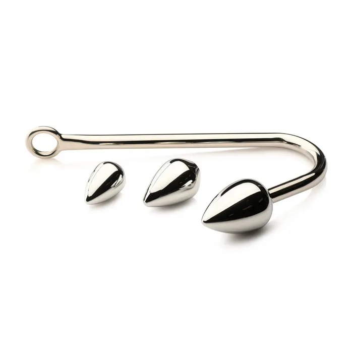 Master Series Male Sex Toys Anal Hook Trainer with 3 Plugs