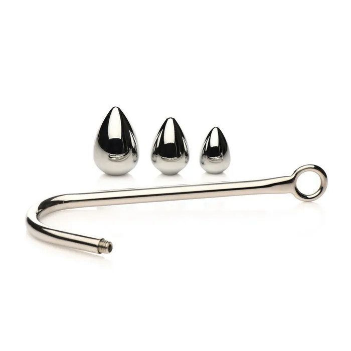 Master Series Male Sex Toys Anal Hook Trainer with 3 Plugs