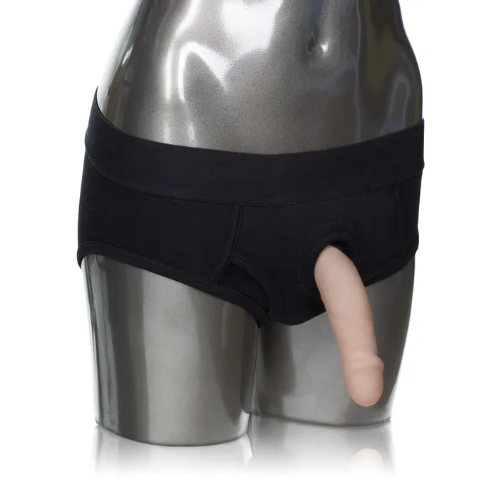 Mens Underwear Packer Gear Brief Harness Extra Smallsmall Black CalExotics