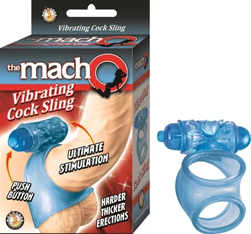Nasstoys Vibrators Macho Vibrating Cock Sling Blue