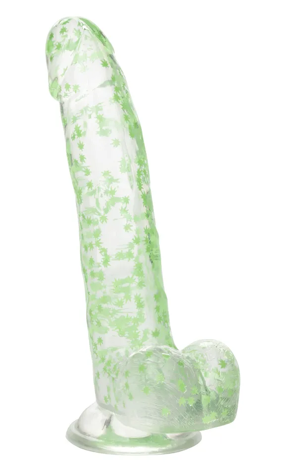 Naughty Bits I Leaf Dick GlowintheDark Weed Leaf Dildo Glow in the Dark CalExotics Dildos Naughty Bits I Leaf Dick GlowintheDark Weed Leaf Dildo Glow in the Dark CalExotics Dildos