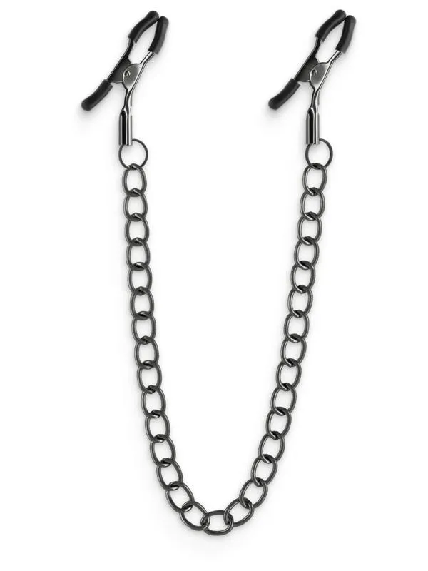 Nipple Clitoral Toys NS Novelties Bound Nipple Clamps DC2 Gunmetal