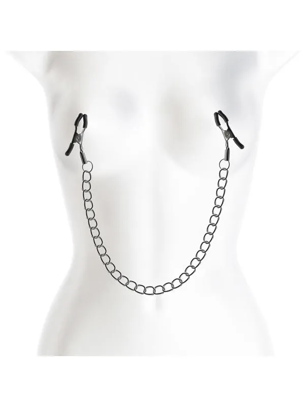 Nipple Clitoral Toys NS Novelties Bound Nipple Clamps DC2 Gunmetal Nipple Clitoral Toys NS Novelties Bound Nipple Clamps DC2 Gunmetal