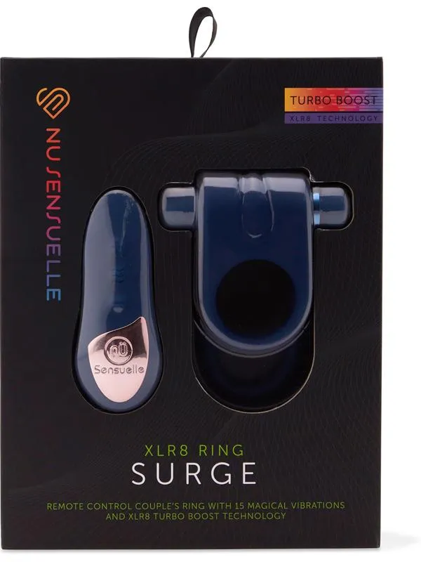 Novel Creations Anal Nu Sensuelle Surge Ring Remote Control XLR8 Navy Blue Novel Creations Anal Nu Sensuelle Surge Ring Remote Control XLR8 Navy Blue