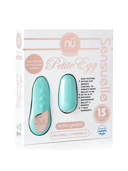 Novel Creations Female Sex Toys NU Sensuelle Remote Control Petite Egg Tblue Novel Creations Female Sex Toys NU Sensuelle Remote Control Petite Egg Tblue