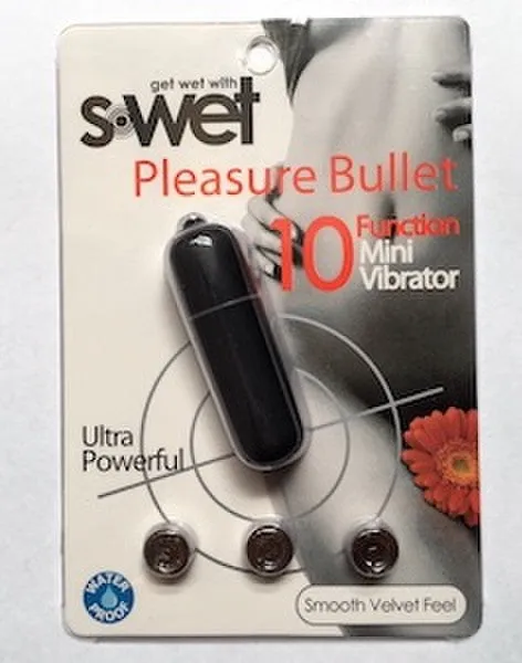 Novel Creations Vibrators NU Sensuelle SWet Pleasure Bullet Black
