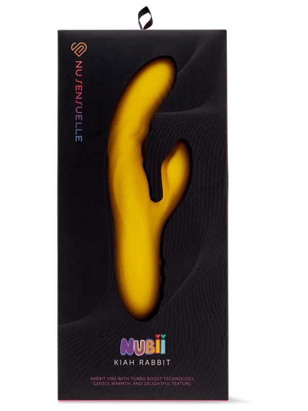 Novel Creations Vibrators Nubii Kiah Rabbit Yellow Novel Creations Vibrators Nubii Kiah Rabbit Yellow