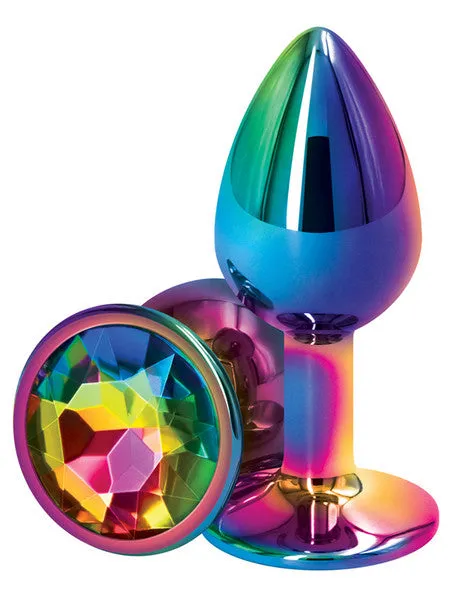NS Novelties Anal Rear Assets Mulitcolor Small Rainbow