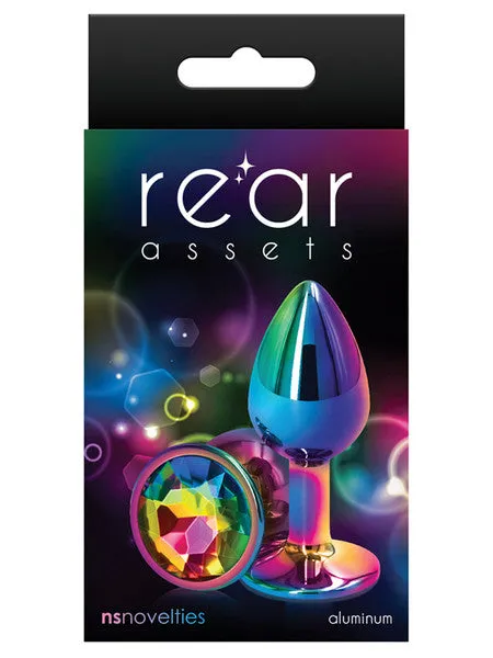 NS Novelties Anal Rear Assets Mulitcolor Small Rainbow
