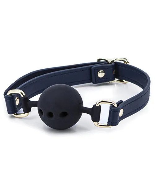 NS Novelties Couples Bondage Couture Ball Gag Blue