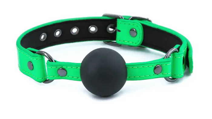 nsnovelties Electra Play Things Ball Gag Green Couples