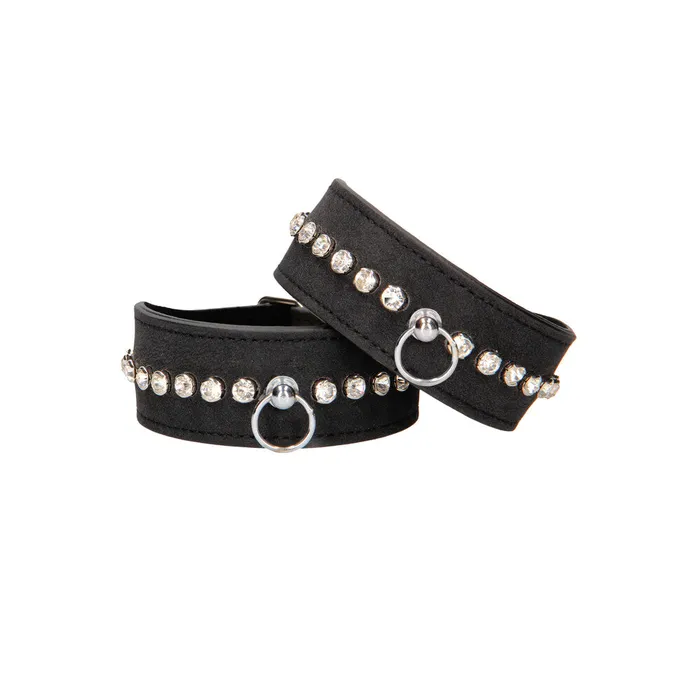 Ouch Diamond Studded Ankle Cuffs Shots Toys Couples