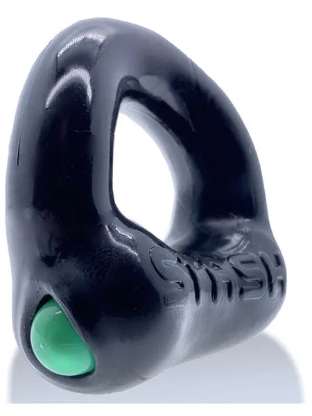 Oxballs Anal Stash Cockring with Capsul Insert Black