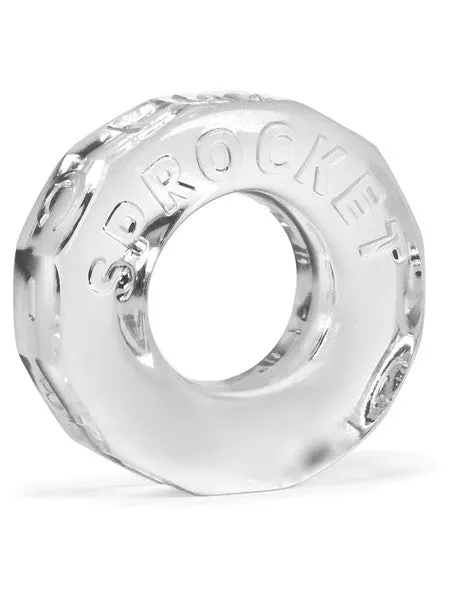 Oxballs Sprocket Cockring OS Clear Dildos