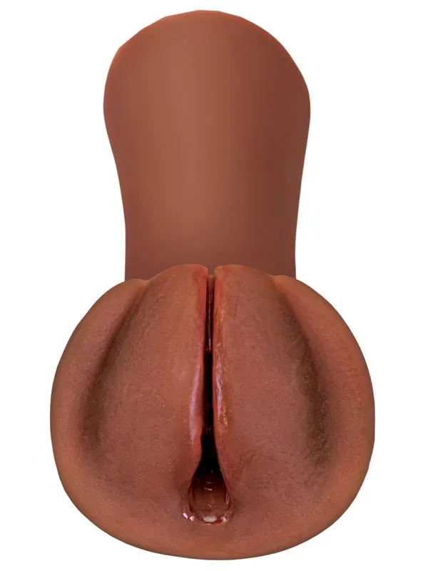 PDX Brands PDX Extreme Wet Pussies Slippery Slit Brown Male Sex Toys