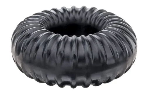 Perfect Fit Ribbed Ring Black Anal