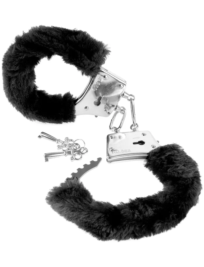 Pipedream Fetish Fantasy Series Beginners Furry Cuffs Black Couples