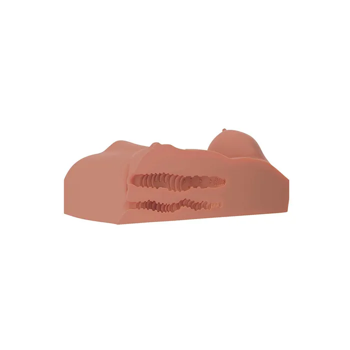 PipeDream PDX Plus Perfect DDs Masturbator Caramel Skin Tone Male Sex Toys