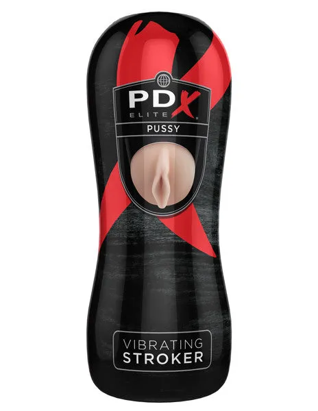 Pipedream Products Male Sex Toys PDX ELITE Vibrating Stroker Pussy