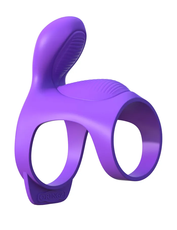Pipedream Vibrators Fantasy CRingz Ultimate Couples Cage Purple