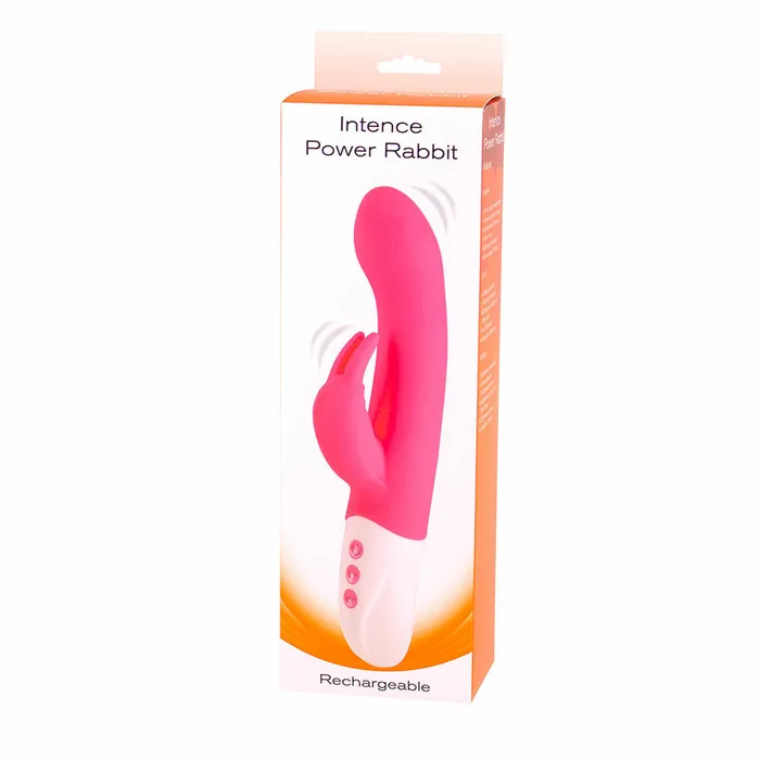 Rechargeable silicone rabbit vibe Pink Seven Creations Vibrators