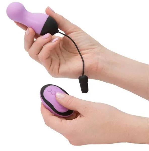 Remote Control Vibrating Egg Purple BMS Factory Female Sex Toys