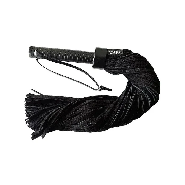 Rouge Leather Handle Suede Flogger Rouge Garments Restraints