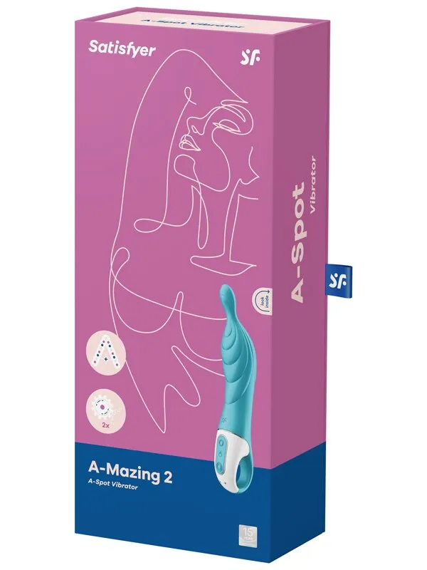 Satisfyer AMazing 2 Turquoise Satisfyer Vibrators Satisfyer AMazing 2 Turquoise Satisfyer Vibrators