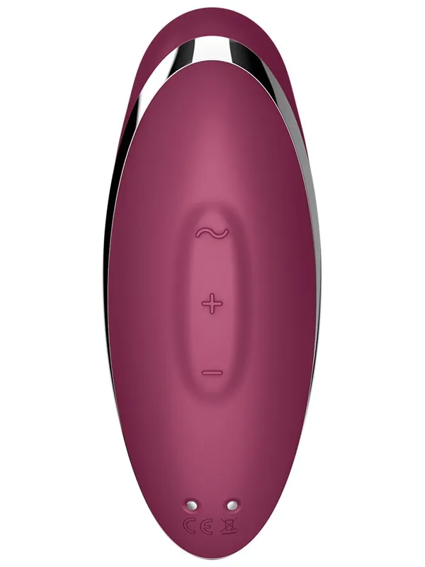Satisfyer Vibrators Satisfyer Tap and Climax 2 Wine Satisfyer Vibrators Satisfyer Tap and Climax 2 Wine