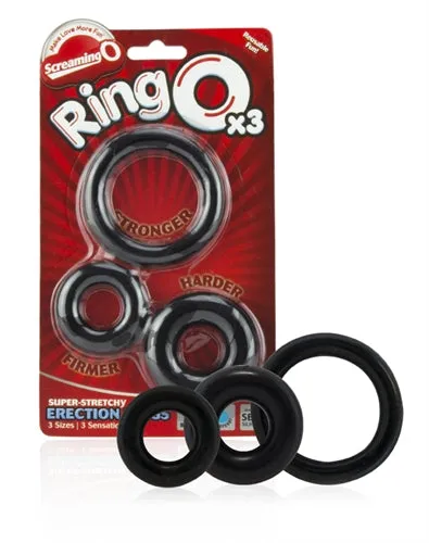 Screaming O Anal Ringo X3 Black Each