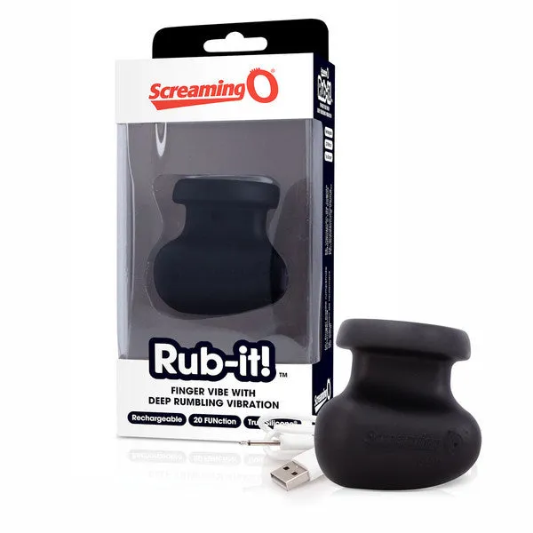 Screaming O Charged Rubit Black 6 Pack Anal