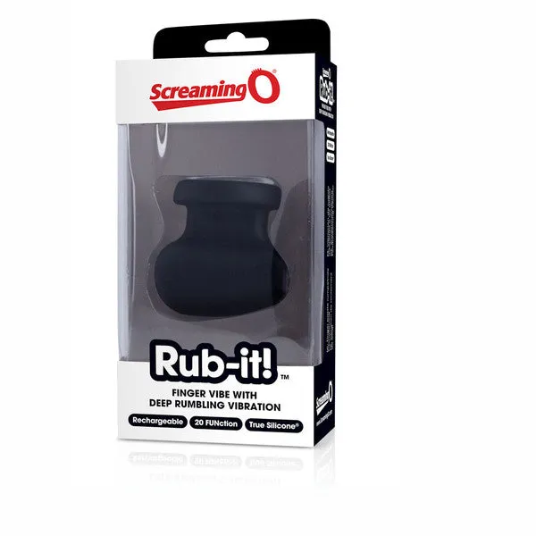 Screaming O Charged Rubit Black 6 Pack Anal Screaming O Charged Rubit Black 6 Pack Anal