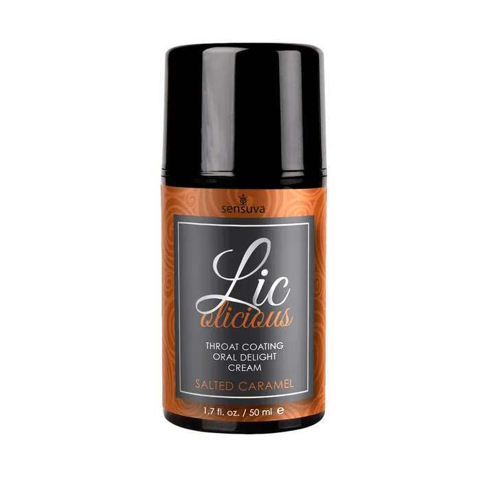 Sensuva LicOLicious Oral Delight Cream Salted Caramel 1 Fl Oz Vibrators