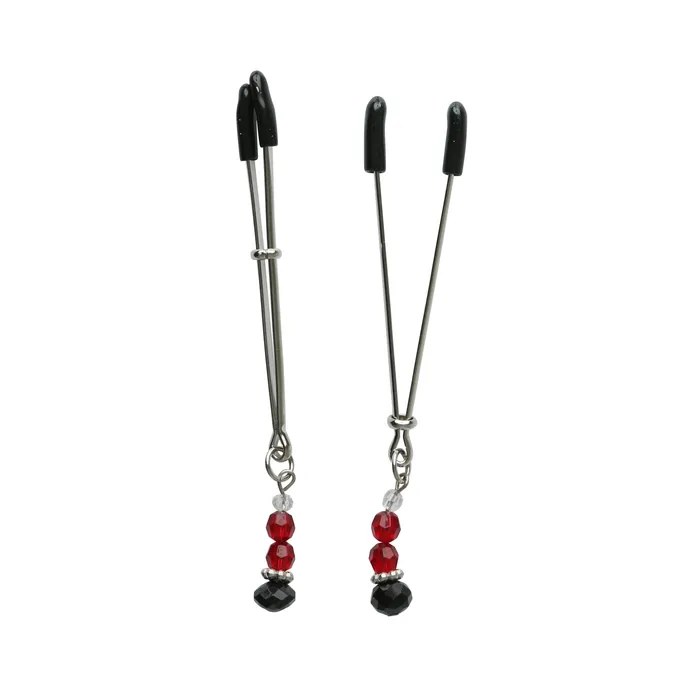 Sex and Mischief Ruby Black Nipple Clips Sportsheets Couples