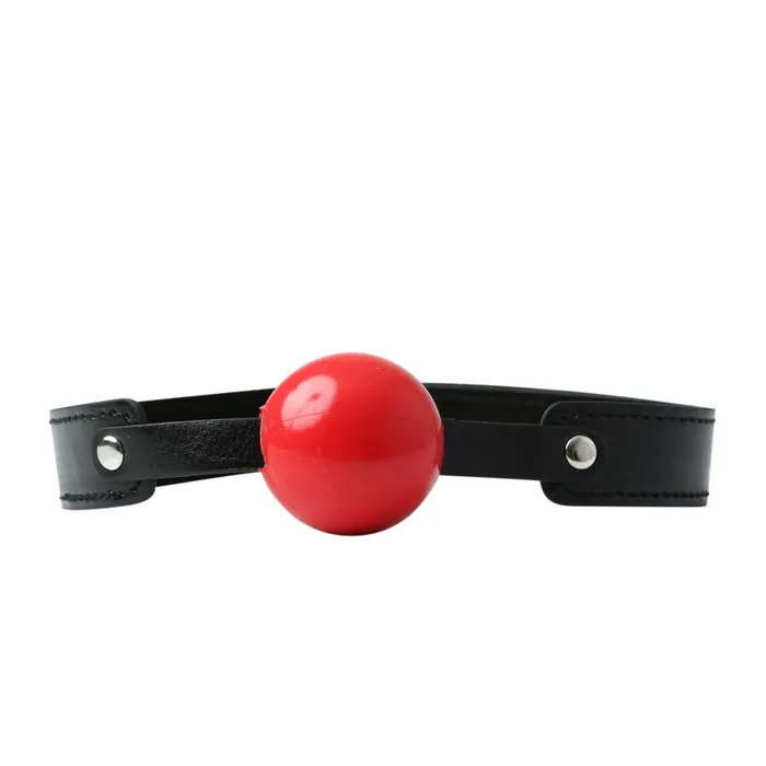 Sex and Mischief Solid Ball Gag Red Sportsheets Male Sex Toys