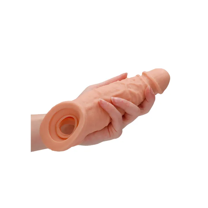 Shots Toys Male Sex Toys RealRock 9 Inch Penis Sleeve Flesh Pink Shots Toys Male Sex Toys RealRock 9 Inch Penis Sleeve Flesh Pink