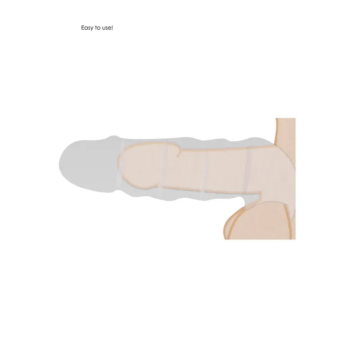 Shots Toys Male Sex Toys RealRock 9 Inch Penis Sleeve Flesh Tan Shots Toys Male Sex Toys RealRock 9 Inch Penis Sleeve Flesh Tan