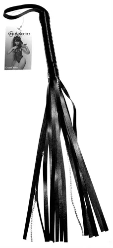 Sportsheets Sex and Mischief Crystal Whip Black Anal