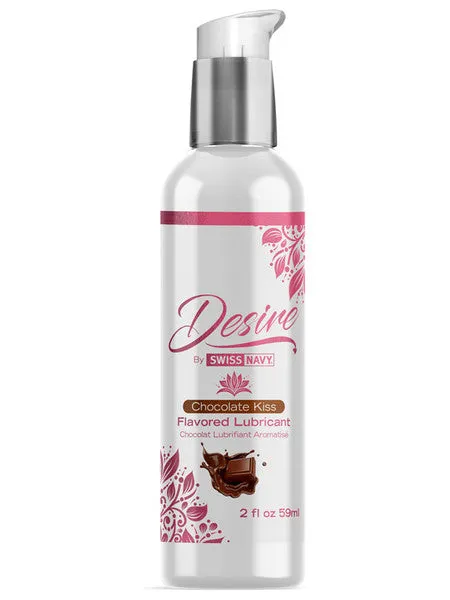 Swiss Navy Vibrators Desire Chocolate Kiss Flavored Lubricant 2oz 59ml