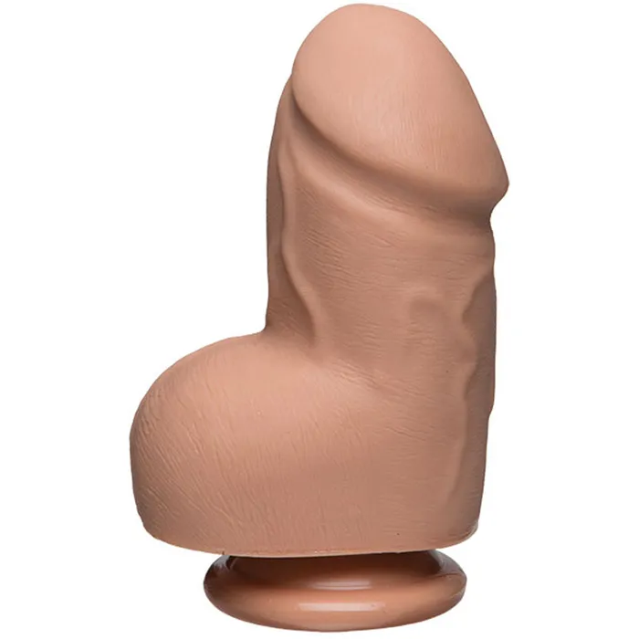 The D Fat D 6 Inch With Balls Ultraskyn Vanilla Doc Johnson Dildos