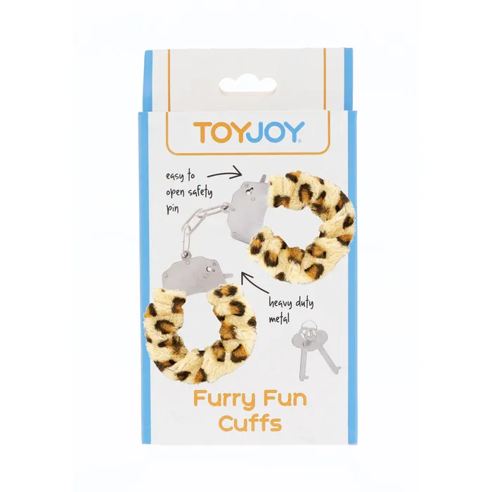 Toy Joy Sex Toys ToyJoy Furry Fun Wrist Cuffs Leopard Restraints Toy Joy Sex Toys ToyJoy Furry Fun Wrist Cuffs Leopard Restraints