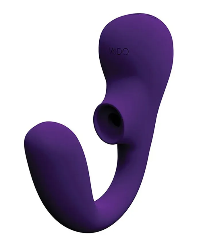 VeDO Vibrators Suki Plus Rechargeable Dual Sonic Vibe Deep Purple