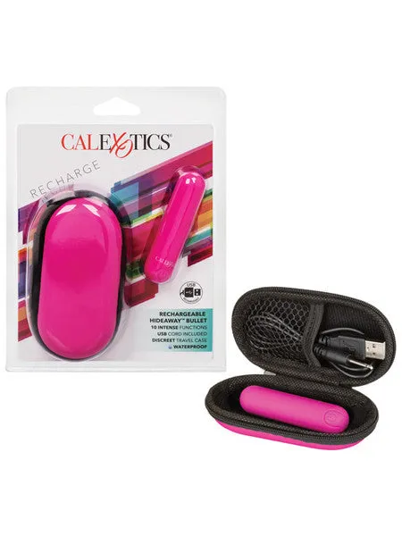 Vibrators CalExotics Rechargeable Hideaway Bullet Pink