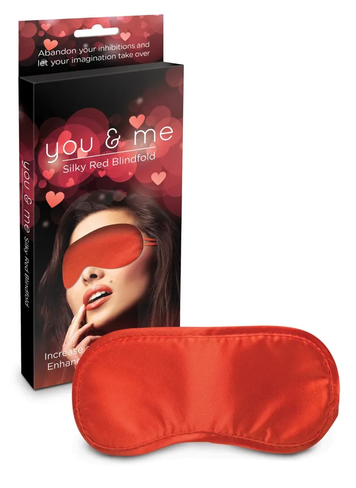 Vibrators Creative Conceptions You Me Silky Red Blindfold