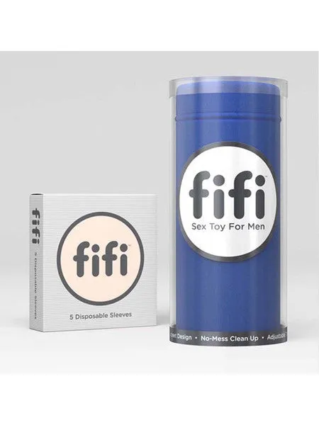 Vibrators Fifi Blue with 5 Sleeves Fifi