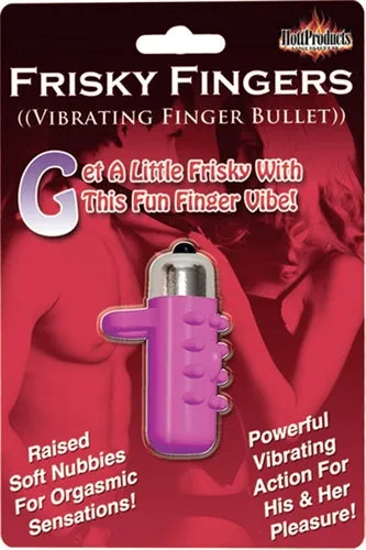 Vibrators Hott Products Frisky Fingers Purple