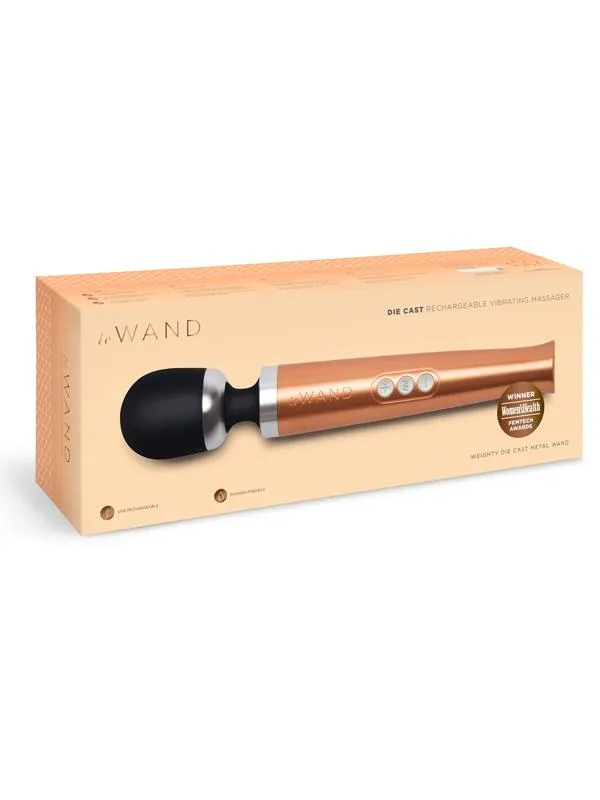 Vibrators Le Wand Diecast Rechargeable Massager Rose Gold Le Wand Vibrators Le Wand Diecast Rechargeable Massager Rose Gold Le Wand