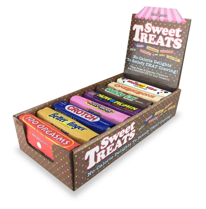 Vibrators Little Genie Sweet Treats Display 16 Count