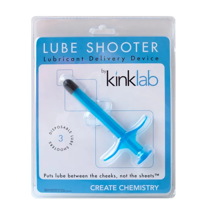 Vibrators Lube Shooter Blue Kinklab